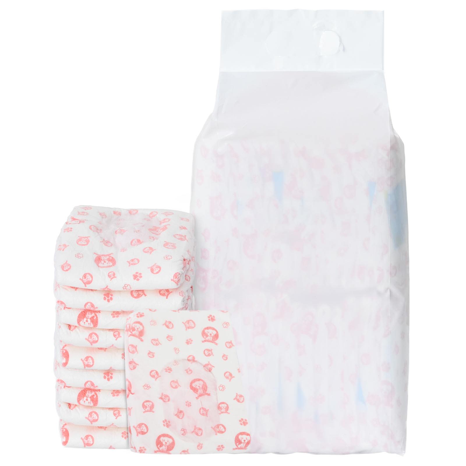 vidaXL Eldobható kutyapelenka női 30 pcs Fehér L