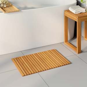 Kopalniška preproga Rjava 60 x 40 cm Masiven les akacije