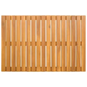 Protiskluzová podložka Hnědá 60 x 40 cm Masivní akátové dřevo - obrázek 5
