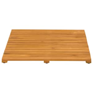 Protiskluzová podložka Hnědá 50 x 50 cm Masivní akátové dřevo - obrázek 6