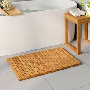 Kopalniška preproga Enobarvno Rjava 80 x 50 cm les