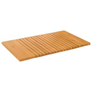 Protiskluzová podložka Hnědá 81 x 50 cm Masivní akátové dřevo - obrázek 2
