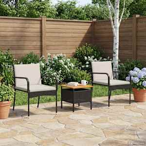 Vrtni set z blazino jeklo