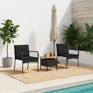 Vrtni set z blazino jeklo