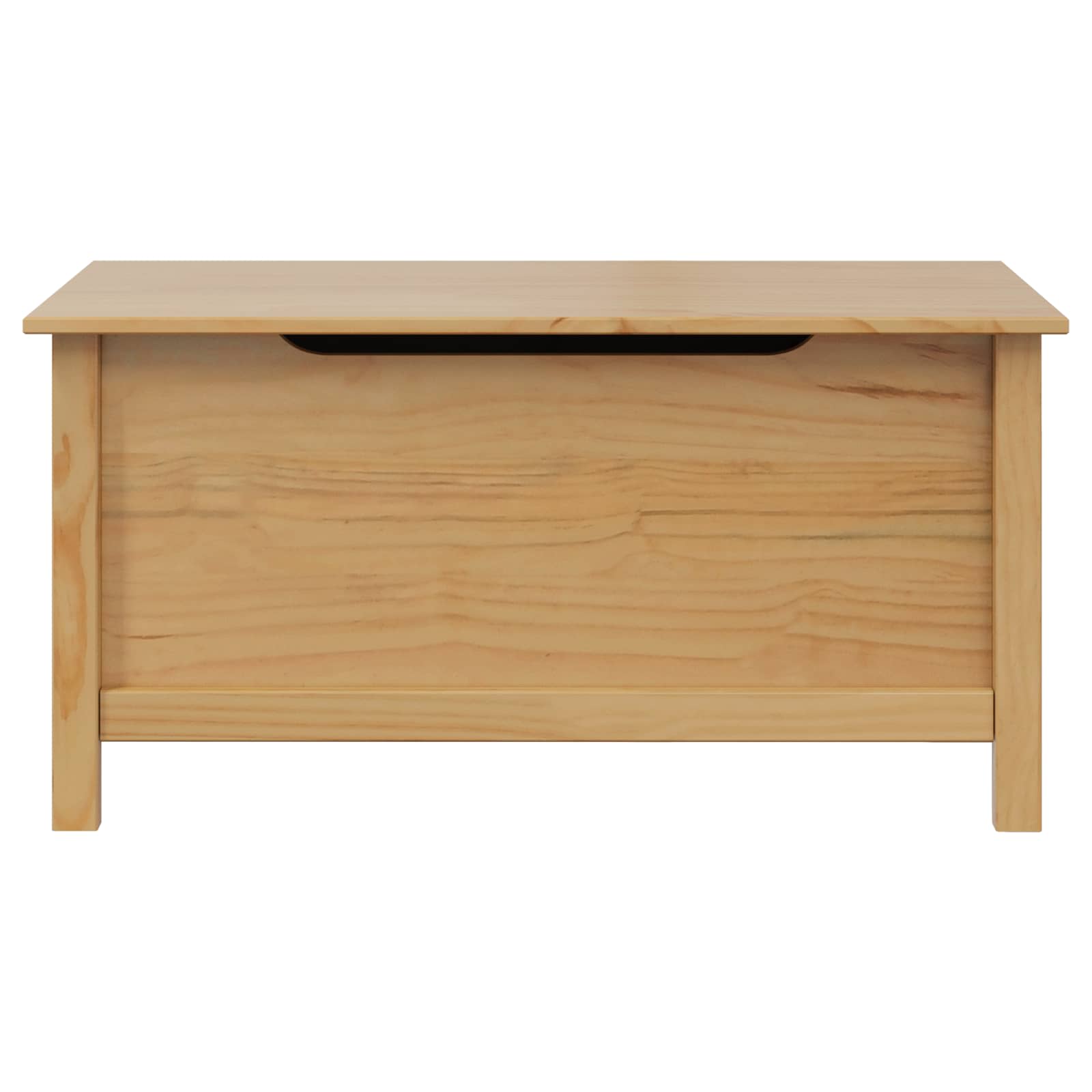 Opbergbox Honingbruin 90 x 40 x 45 cm Massief Vurenhout image 5