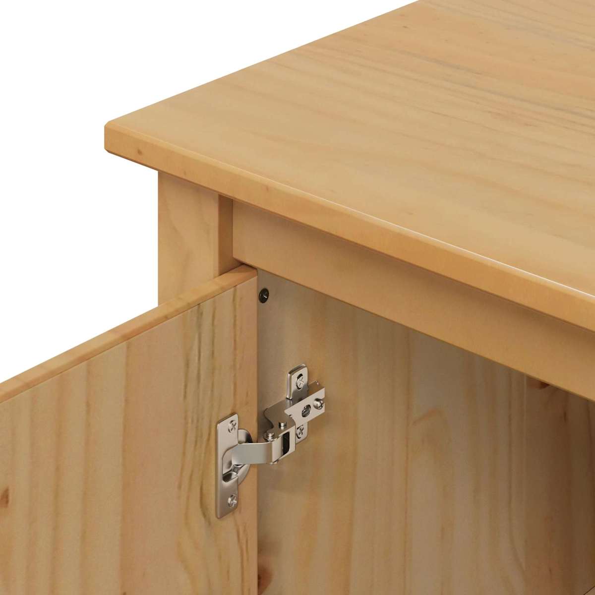 Sideboard HILL Honningbrun 154 x 40 x 80 cm Massivt fyrretræ - Billede 9