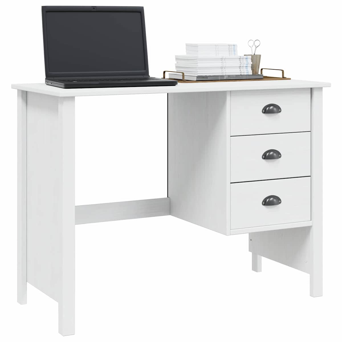 Skrivebord med Skuffer HILL 100 x 45 x 74 cm - Billede 3