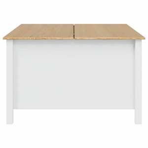 Konferenční stolek HILL Bílá a medově hnědá 79.5 x 79.5 x 49 cm - obrázek 7