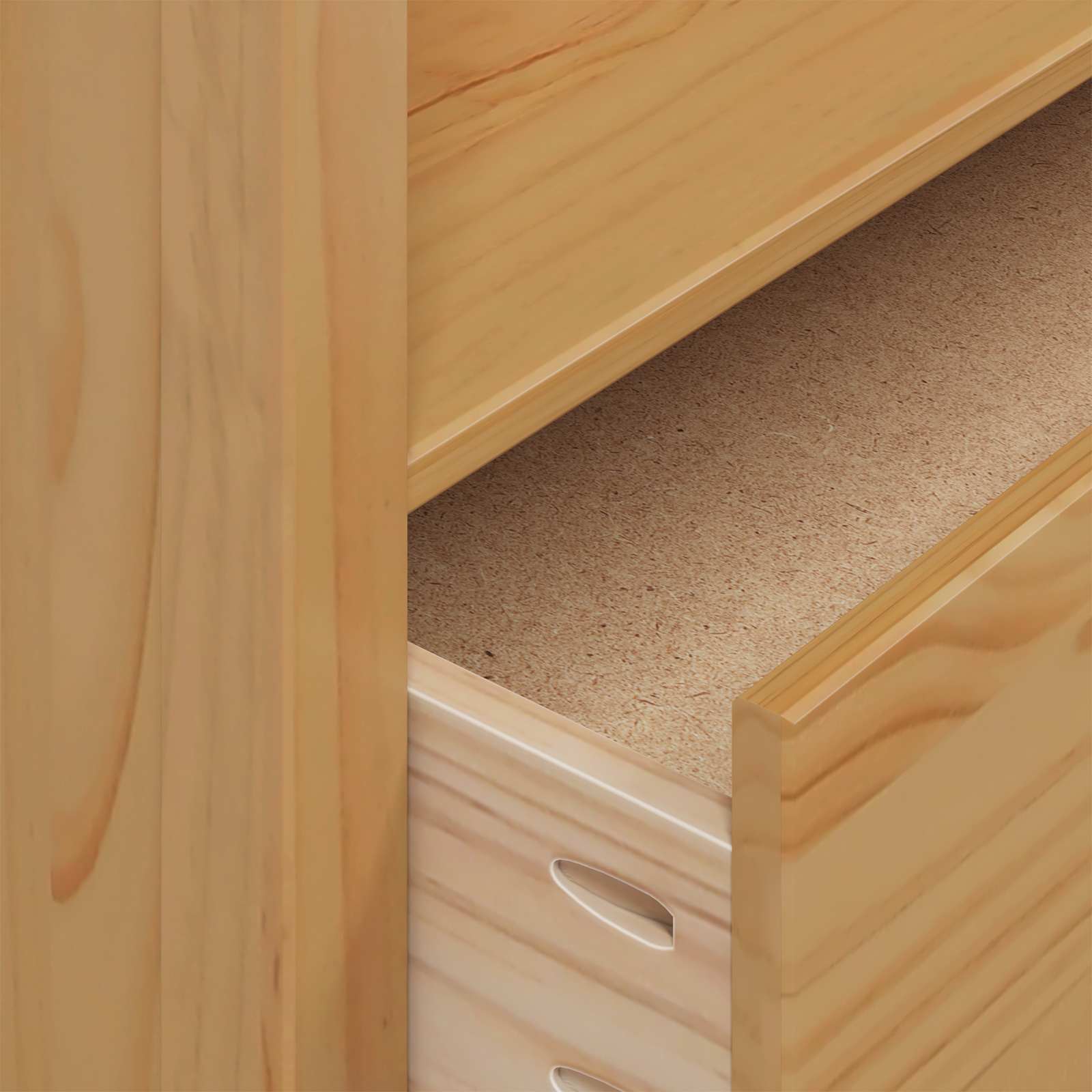 Kledingkast Honingbruin 84 x 50 x 170 cm Massief Vurenhout image 8