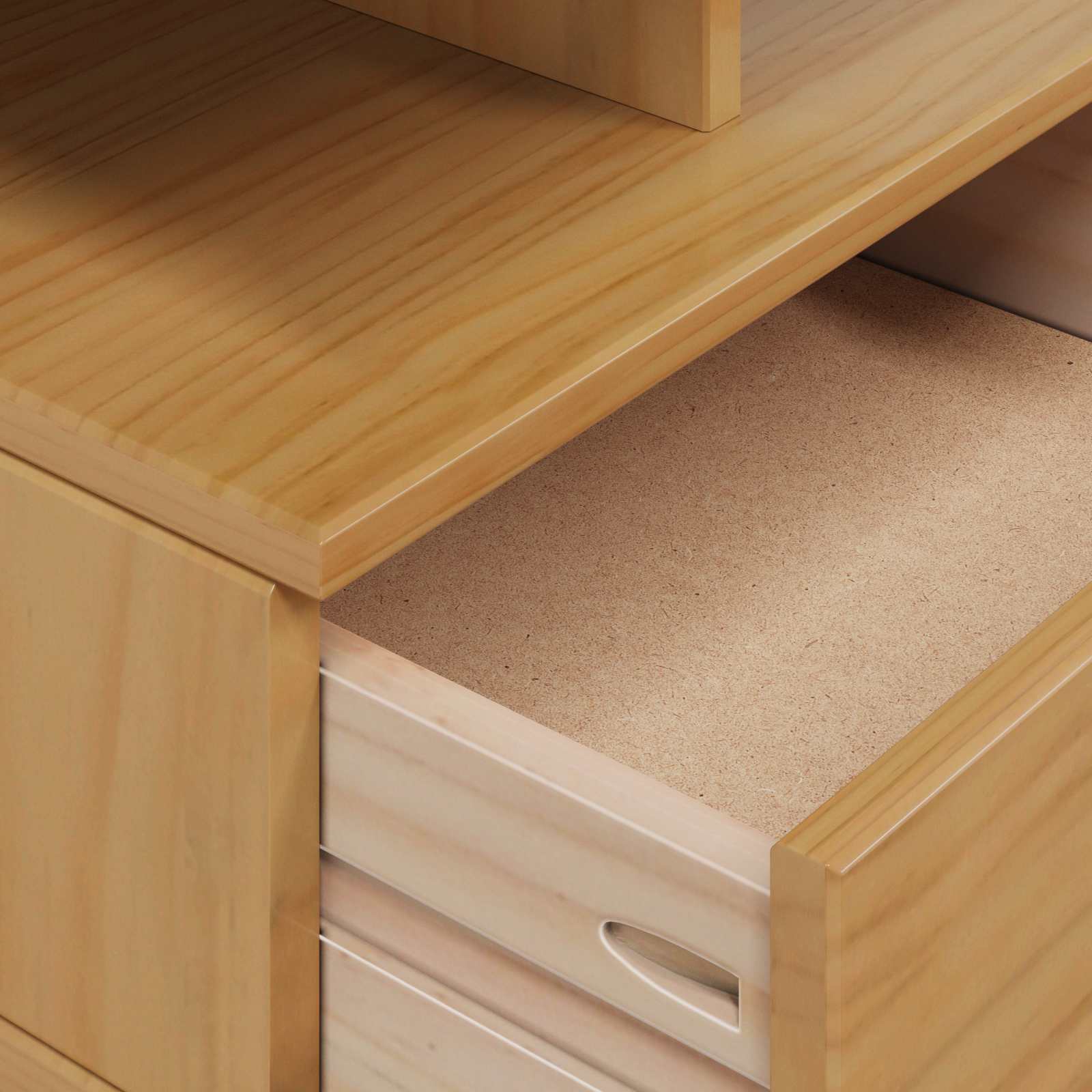 Nachtkastje Honingbruin 40 x 31 x 27 cm Massief Vurenhout image 8