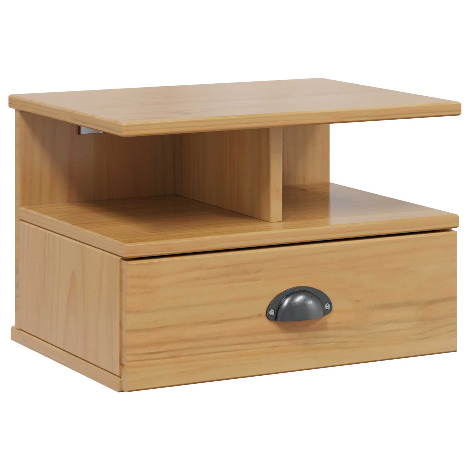 Nachtkastje Honingbruin 40 x 31 x 27 cm Massief Vurenhout image 2