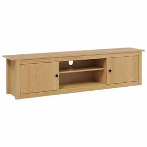 vidaXL TV alus HILL 158 x 40 x 39.5 cm Meepruun Tahke m&auml;nd