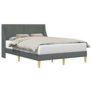 vidaXL Voodi raam peaga Tumehall 153 x 203 cm kangas