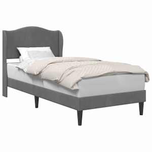 vidaXL Voodi raam peaga Tumehall 90 x 190 cm Samet