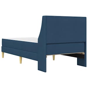 Rám postele s matrací s čelo Modrá 80x 200 cm Polyester - obrázek 8