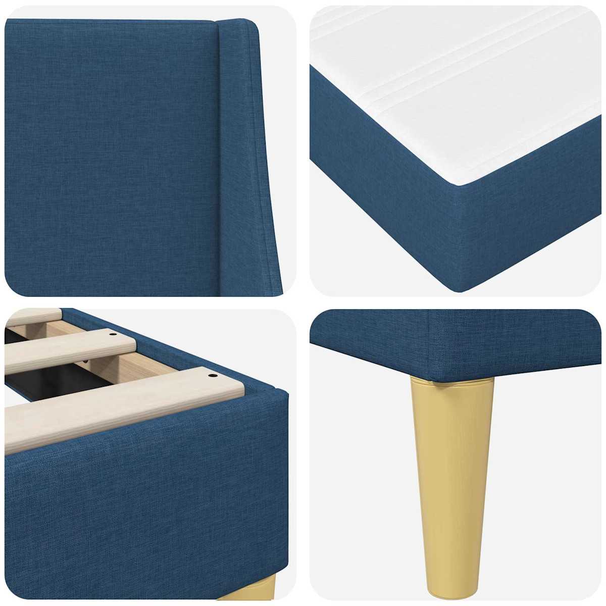 Sengeramme med madras Polyester - Billede 9