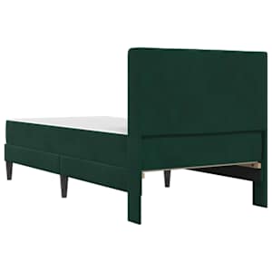 Rám postele s matrací Tmavě zelená 100 x 200 cm samet - obrázek 8