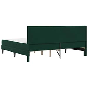 Rám postele s matrací Tmavě zelená 180 x 200 cm samet - obrázek 8