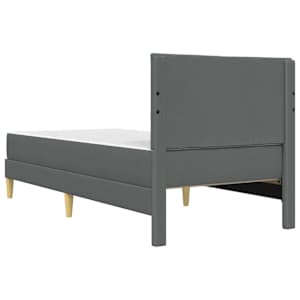 Rám postele Tmavě šedá 80 x 200 cm Polyester - obrázek 8