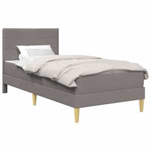 Rám postele Taupe 90 x 200 cm Polyester - obrázek 2