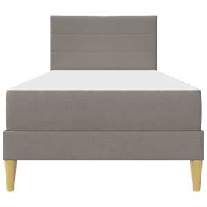 Rám postele Taupe 90 x 200 cm Polyester - obrázek 6