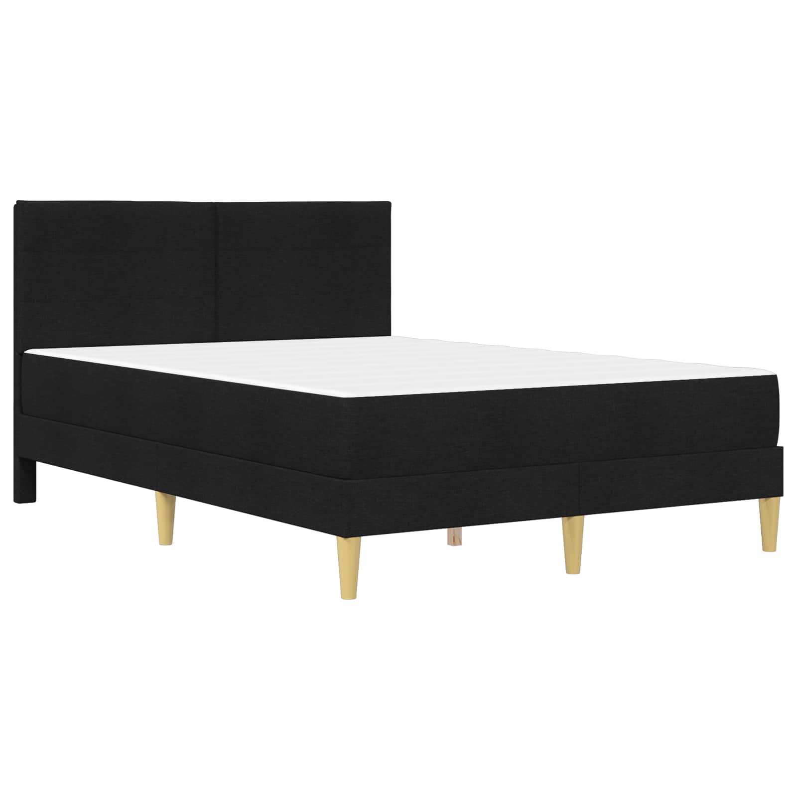 Konstrukcija postelje Črna 120 x 190 cm Poliester - slika 3
