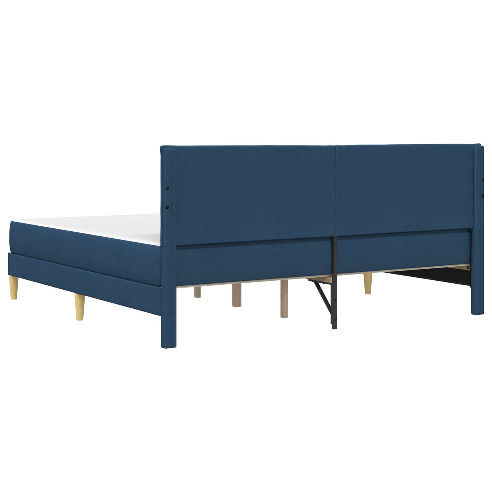 Konstrukcija postelje Modra 180 x 200 cm Poliester - slika 8