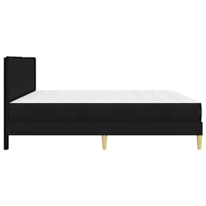 Rám postele Černý 200 x 200 cm Polyester - obrázek 7