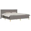 vidaXL Voodi raam 200 x 200 cm Pruunikashall