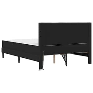Rám postele s LED pásky s čelo Černá 140 x 190 cm Umělá kůže - obrázek 10