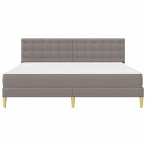 Rám postele s matrací s čelo Taupe 180 x 200 cm textil - obrázek 6