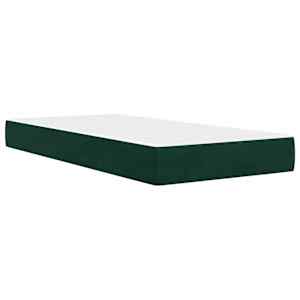 Rám postele s čelo Tmavě zelená 80 x 200 cm Samet - obrázek 5