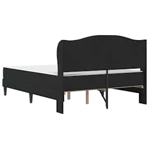 Rám postele s čelo 2 pcs Černá 120 x 190 cm Samet - obrázek 8