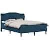 vidaXL Voodi raam peaga Sinine 140 x 190 cm Samet