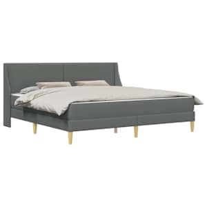 vidaXL Voodiraam madratsiga peaga Tumehall 180 x 200 cm kangas