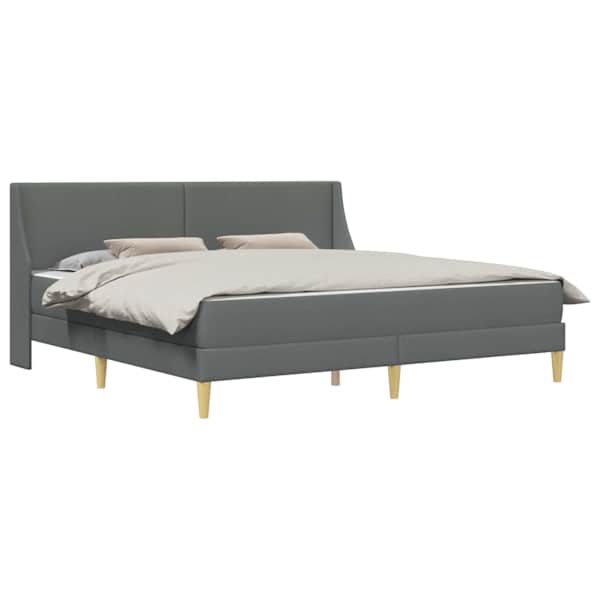 vidaXL Voodiraam madratsiga peaga Tumehall 180 x 200 cm kangas