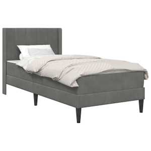 vidaXL Voodiraam madratsiga peaga Tumehall 90 x 190 cm Samet