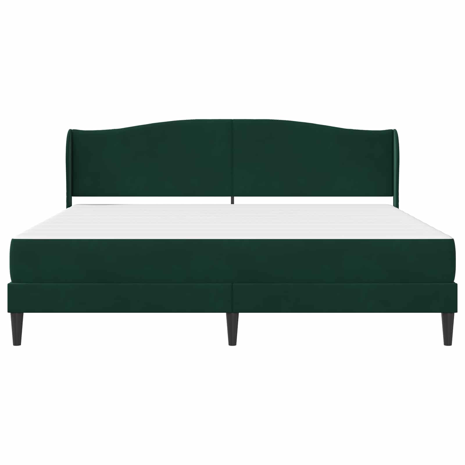 Sängyn runko päätyllä Musta 6FT Super King Size Sametti - Image 6
