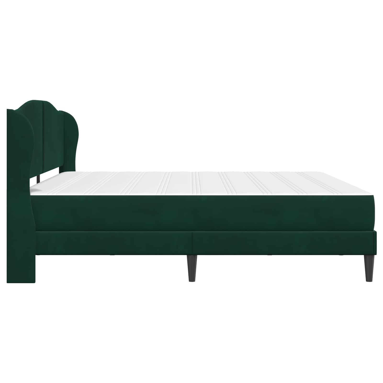 Sängyn runko päätyllä Musta 6FT Super King Size Sametti - Image 7