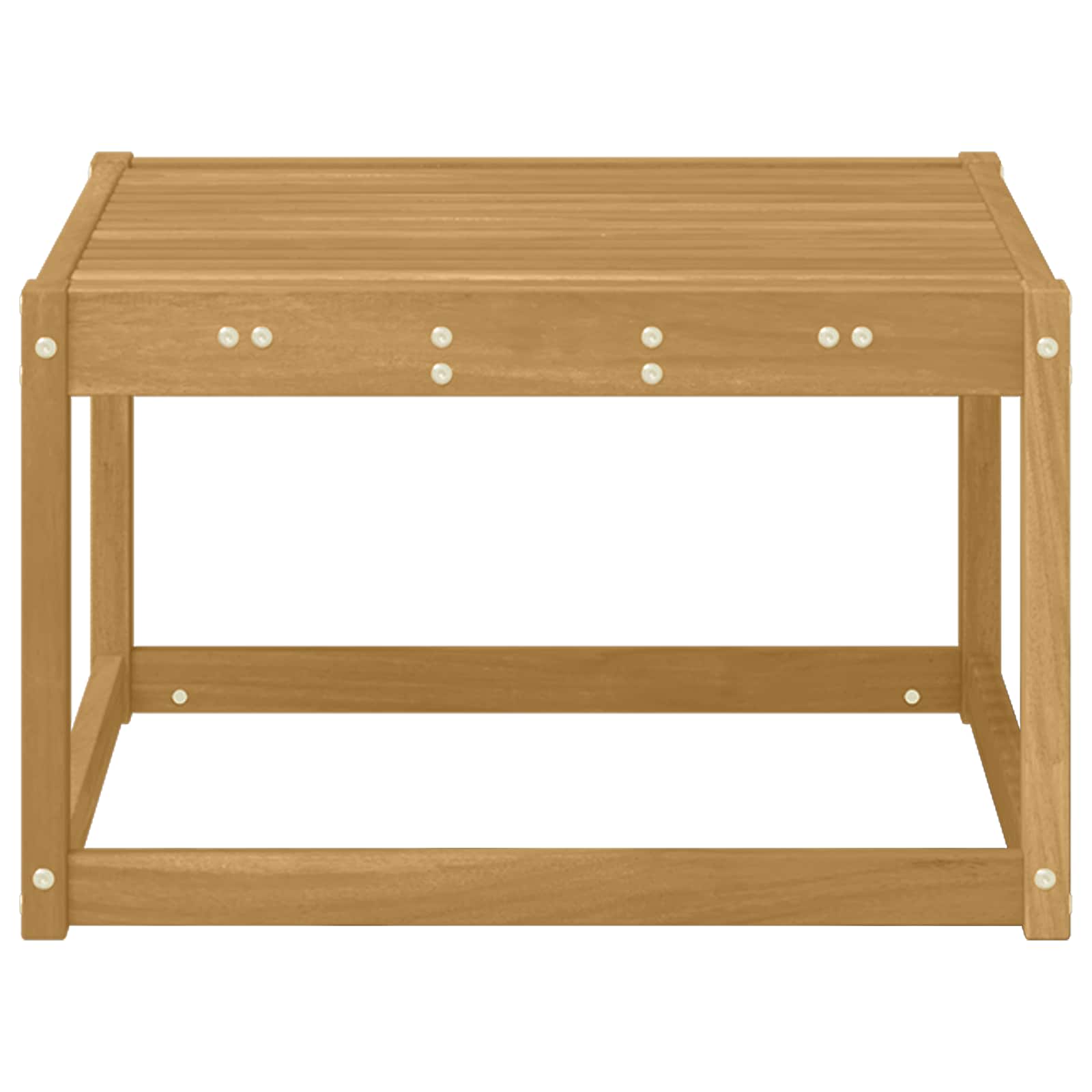 Buiten Tafel Massief Acaciahout Wit 59 x 59 x 37 cm image 4