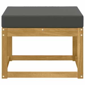Outdoor Hocker Masivní akátové dřevo Bílá - obrázek 3