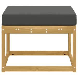 Outdoor Hocker Masivní akátové dřevo Bílá - obrázek 4