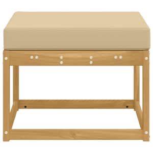 Outdoor Hocker Masivní akátové dřevo Bílá - obrázek 4
