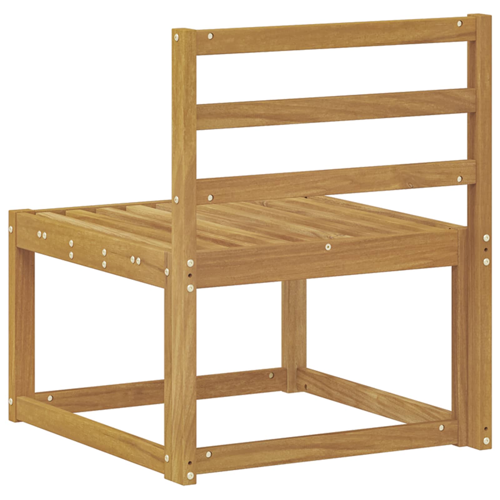 Buiten Midden Sofa Massief Acaciahout Wit 59 x 63 x 73 cm image 5