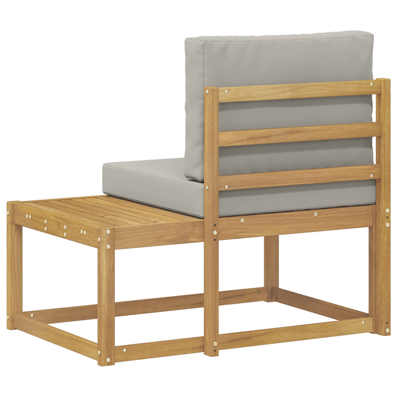 Buiten Eind Sofa Wit 91 x 63 x 73 cm Massief Acaciahout image 5
