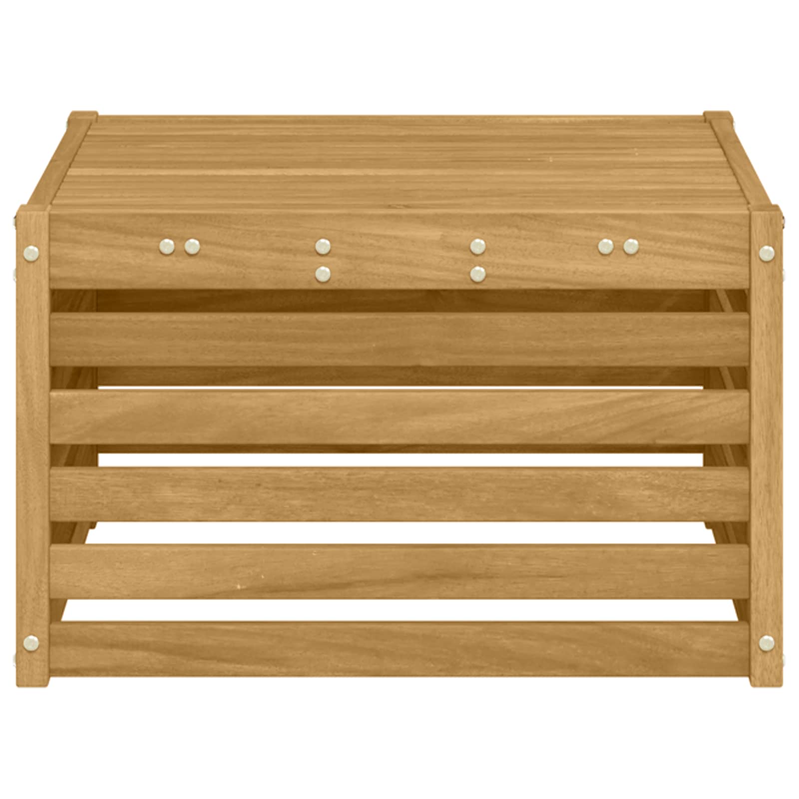 Buiten Tafel Massief Acaciahout Wit 59 x 59 x 37 cm image 4