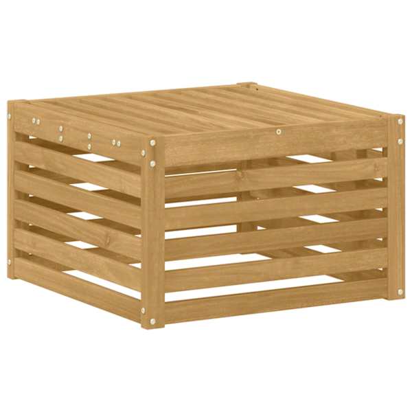 vidaXL V&auml;li jalatoed Tugev akatsiapuu Valge 59 x 59 x 37 cm