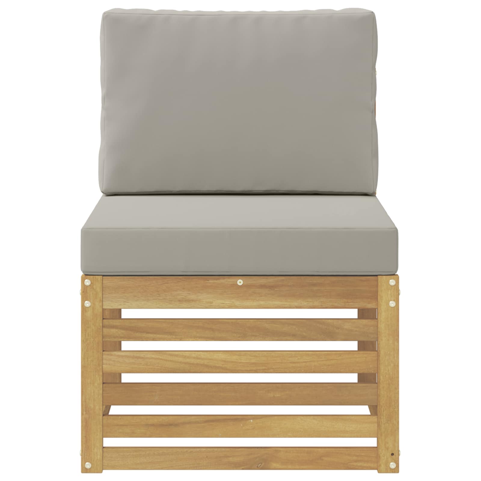 Buiten Midden Sofa Massief Acaciahout Wit image 3