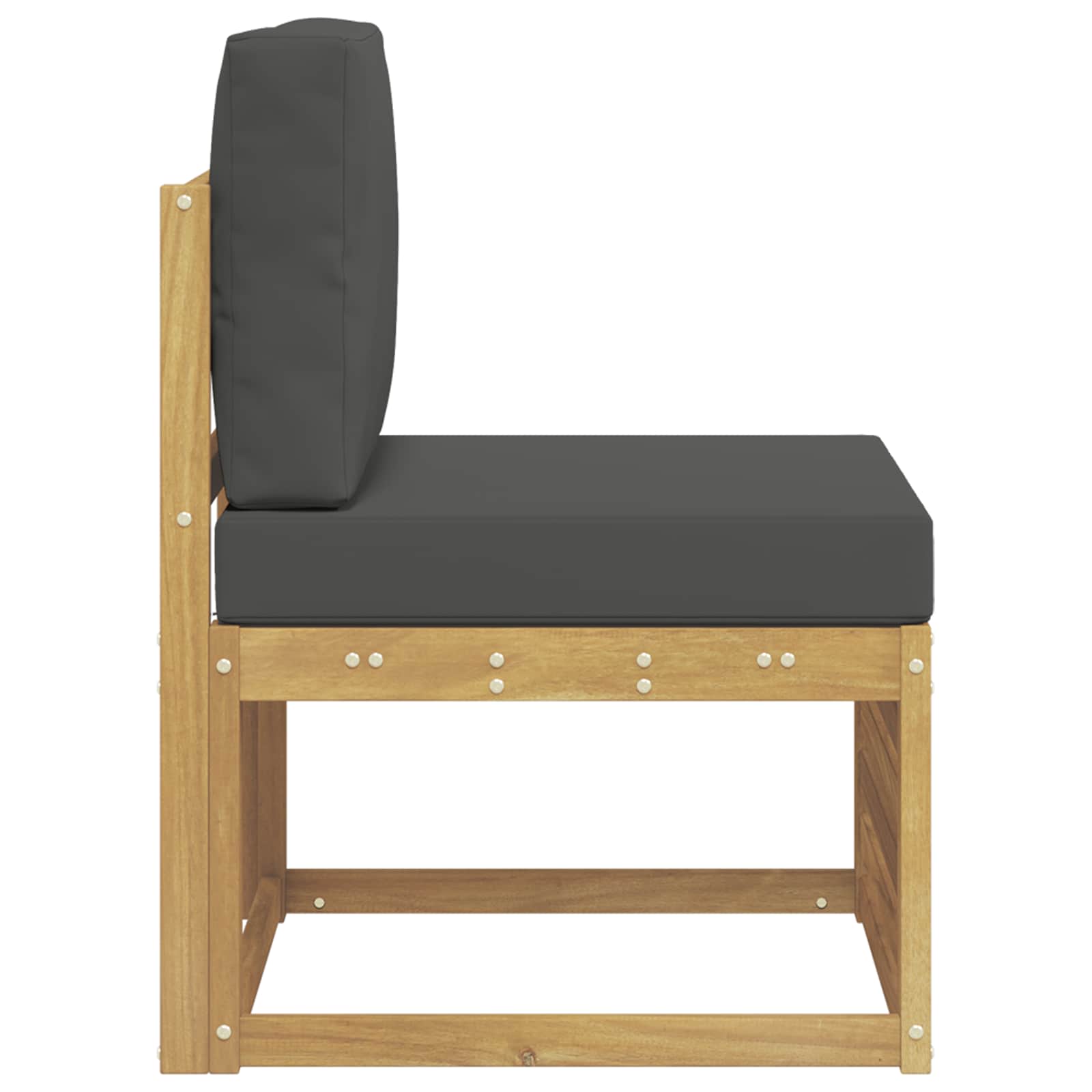 Buiten Midden Sofa Massief Acaciahout Wit image 4
