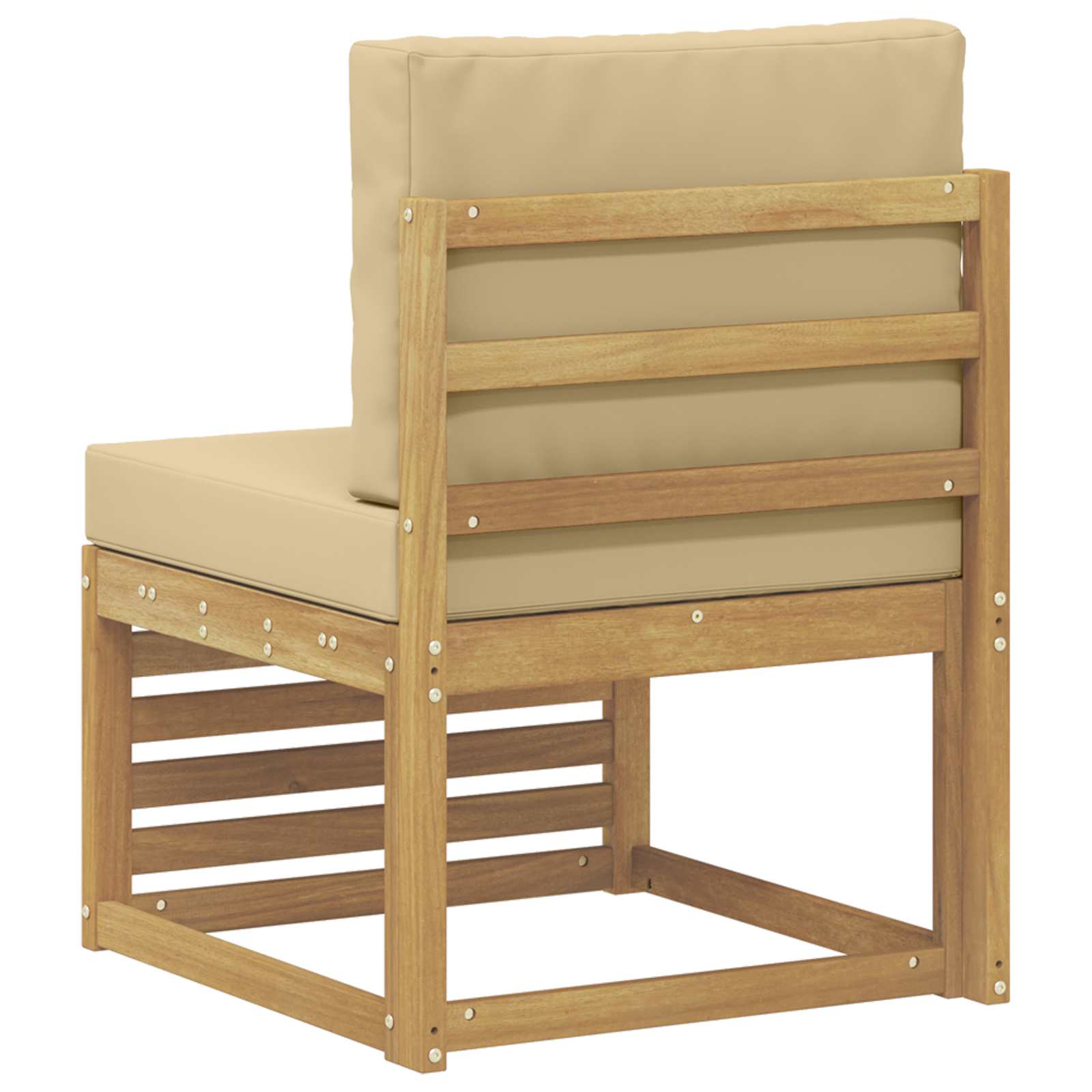 Buiten Midden Sofa Massief Acaciahout Wit image 5